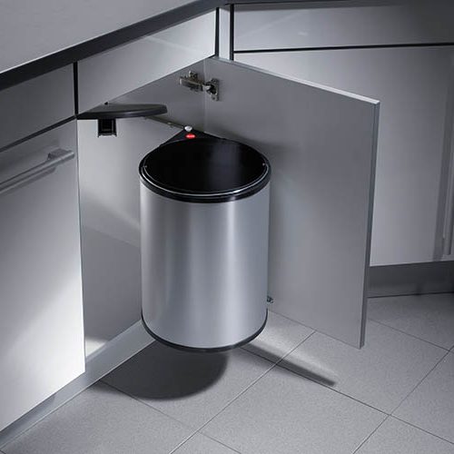 פח אשפה תלוי לדלת למטבח 15 ליטר | אתר עיצוב הבית